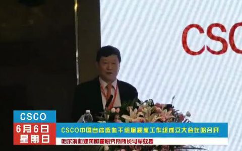 CSCO中国自体造血干细胞移植工作组落地冰城
