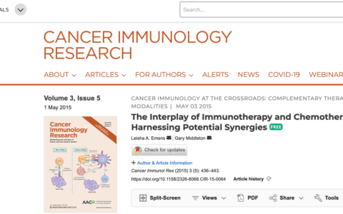 癌症治疗效果翻几番！免疫疗法+化疗，为何1+1远大于2？AACR带你了解背后机制