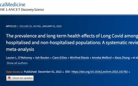 新冠对人的长期健康到底有何影响？Long COVID究竟是什么？看看迄今为止最新、最全面数据怎么说