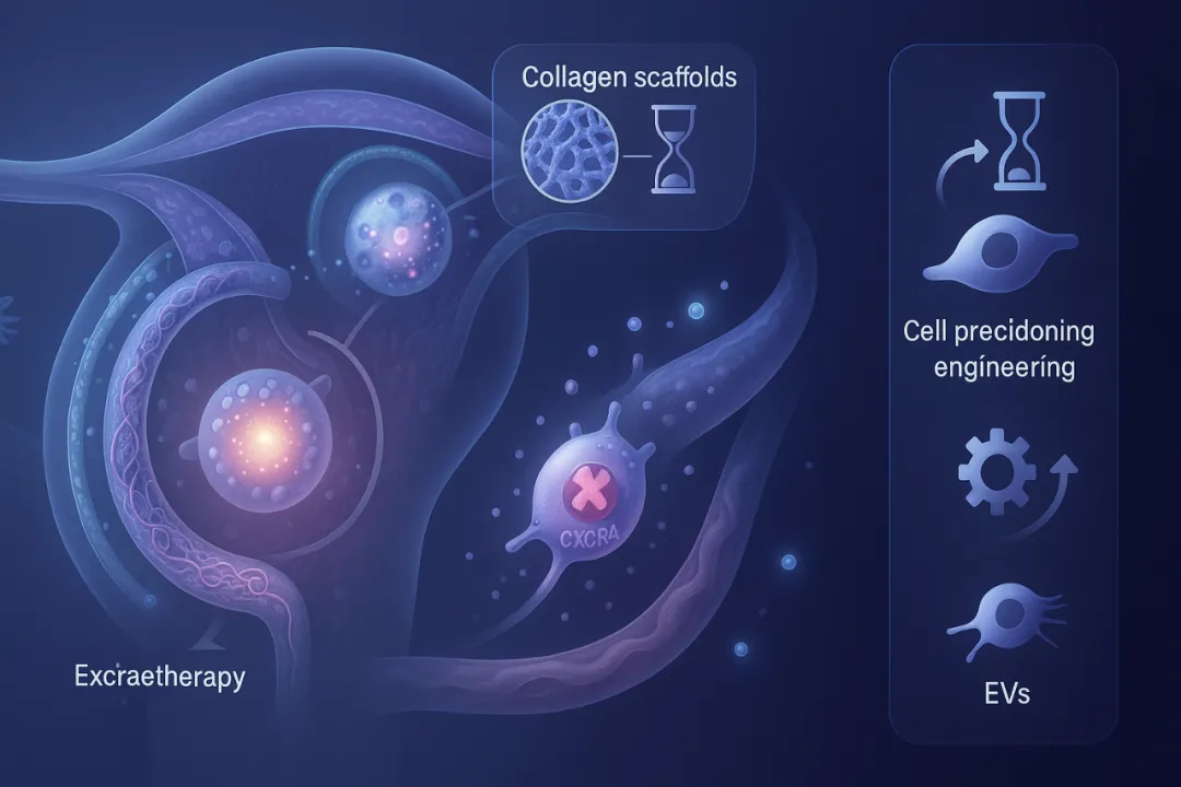干细胞能逆转卵巢早衰？同济医院权威综述详解5大精准治疗突破！